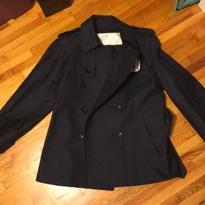 Navy Coach Belted Trench